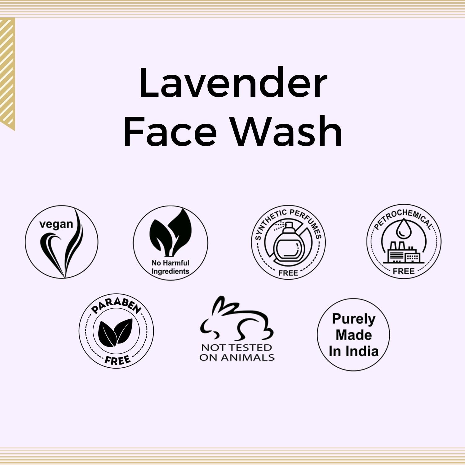 Aroma Treasures Lavender Face Wash for Men & Women | Gentle Daily Cleanser with Neroli, Rosewood & Petitgrain Oils | Acne Control, Oil Balance & Refreshing Glow Facewash – 100ml thumbnail
