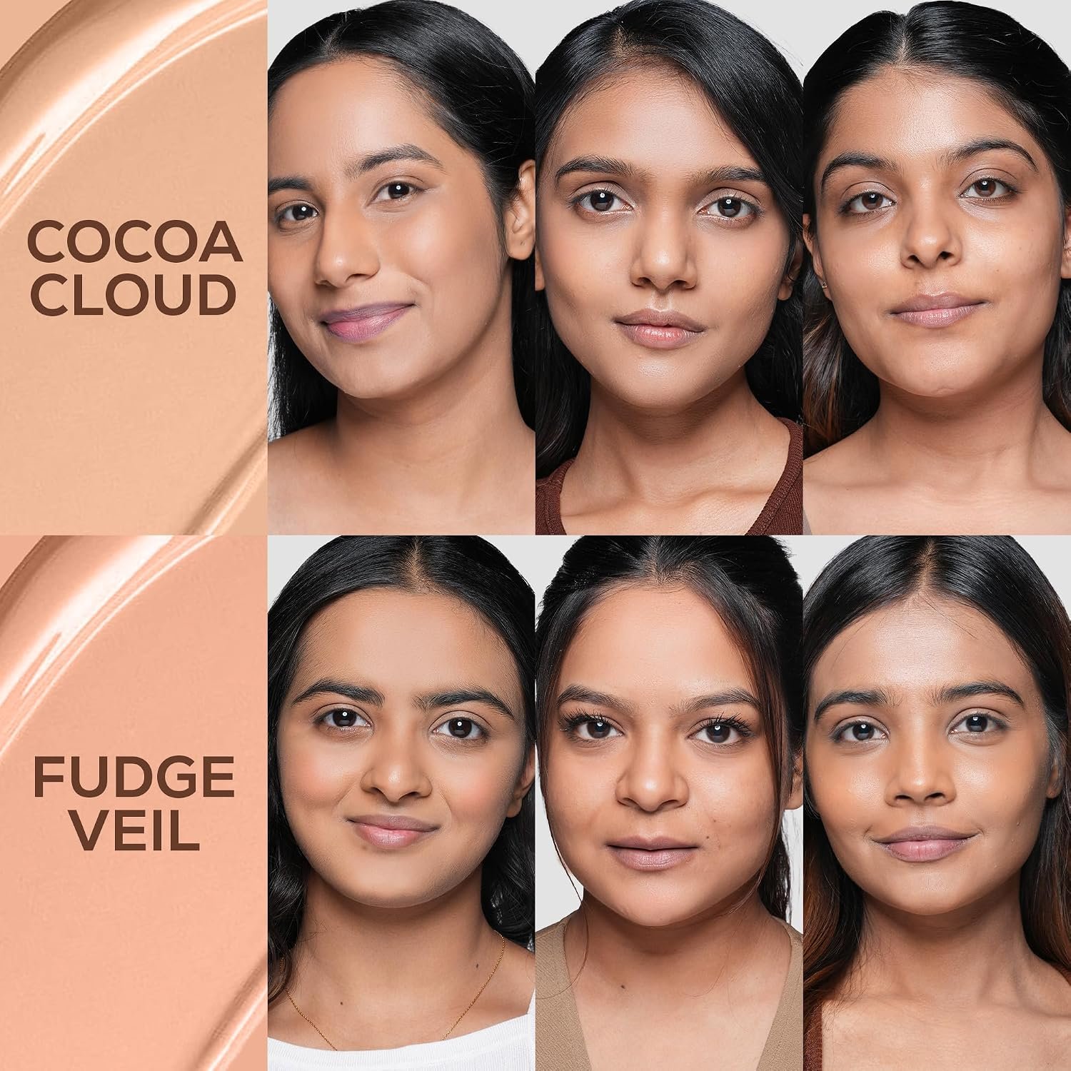 RENEE Bollywood Filter Blurring Liquid Foundation - Hazel Hush | Full Coverage, Matte Finish | Blurs Pores & Blemishes | Hydrates & Evens Skin Tone | With Niacinamide & Hyaluronic Acid 30ml thumbnail