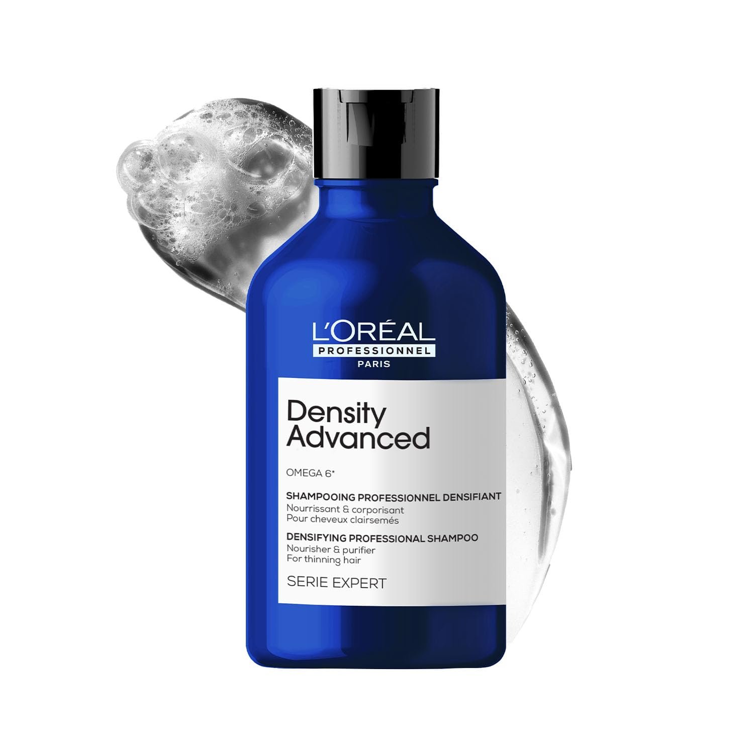 L'Oréal Professionnel Density Advanced Shampoo for Thinning Hair 300ml | Visibly Increases Volume & Bounce With Omega 6 | Restore Vitality | For Men & Women thumbnail