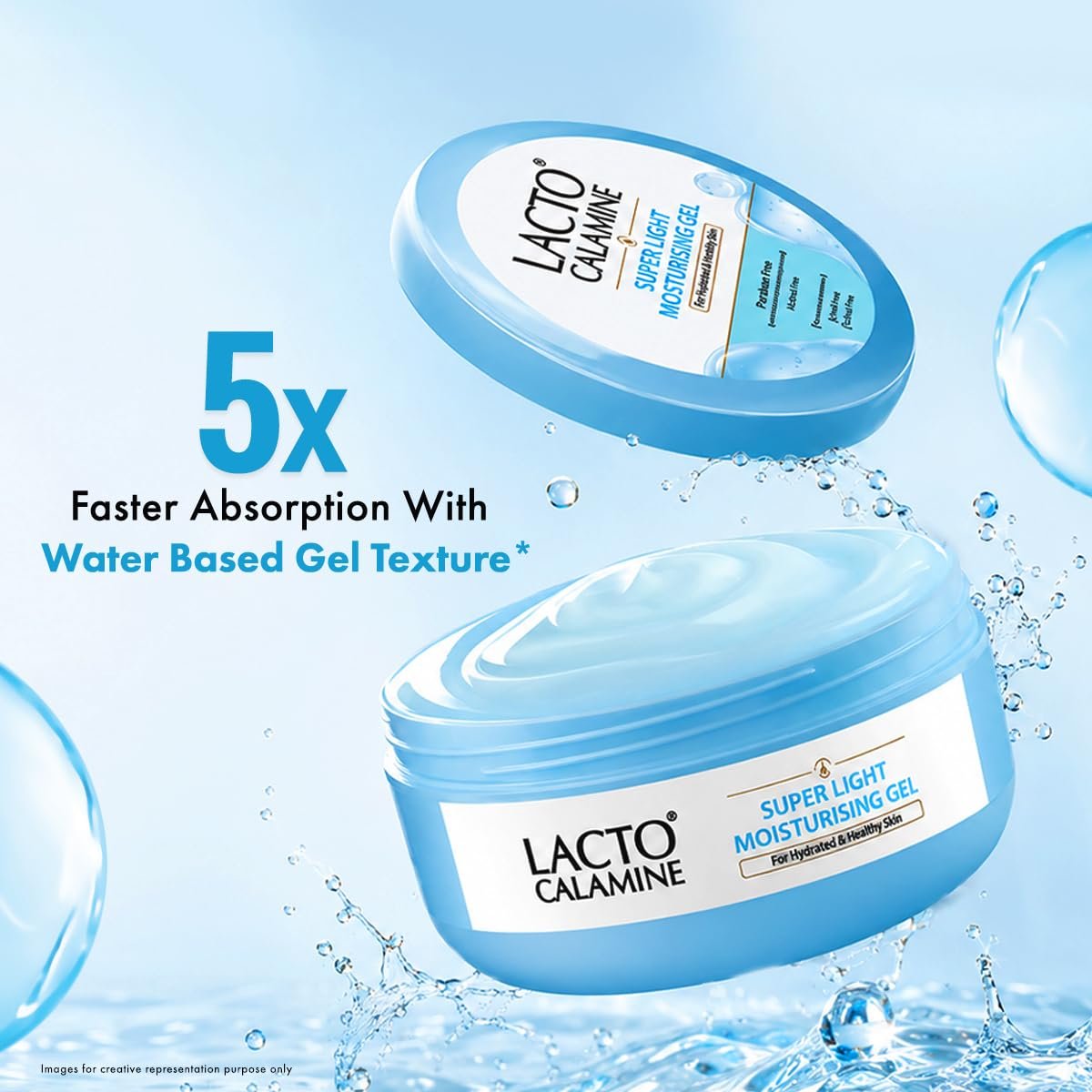 Lacto Calamine Super Light Moisturizer for Face | 150g | Moisturiser for Oily Skin with Niacinamide, Hyaluronic Acid | thumbnail