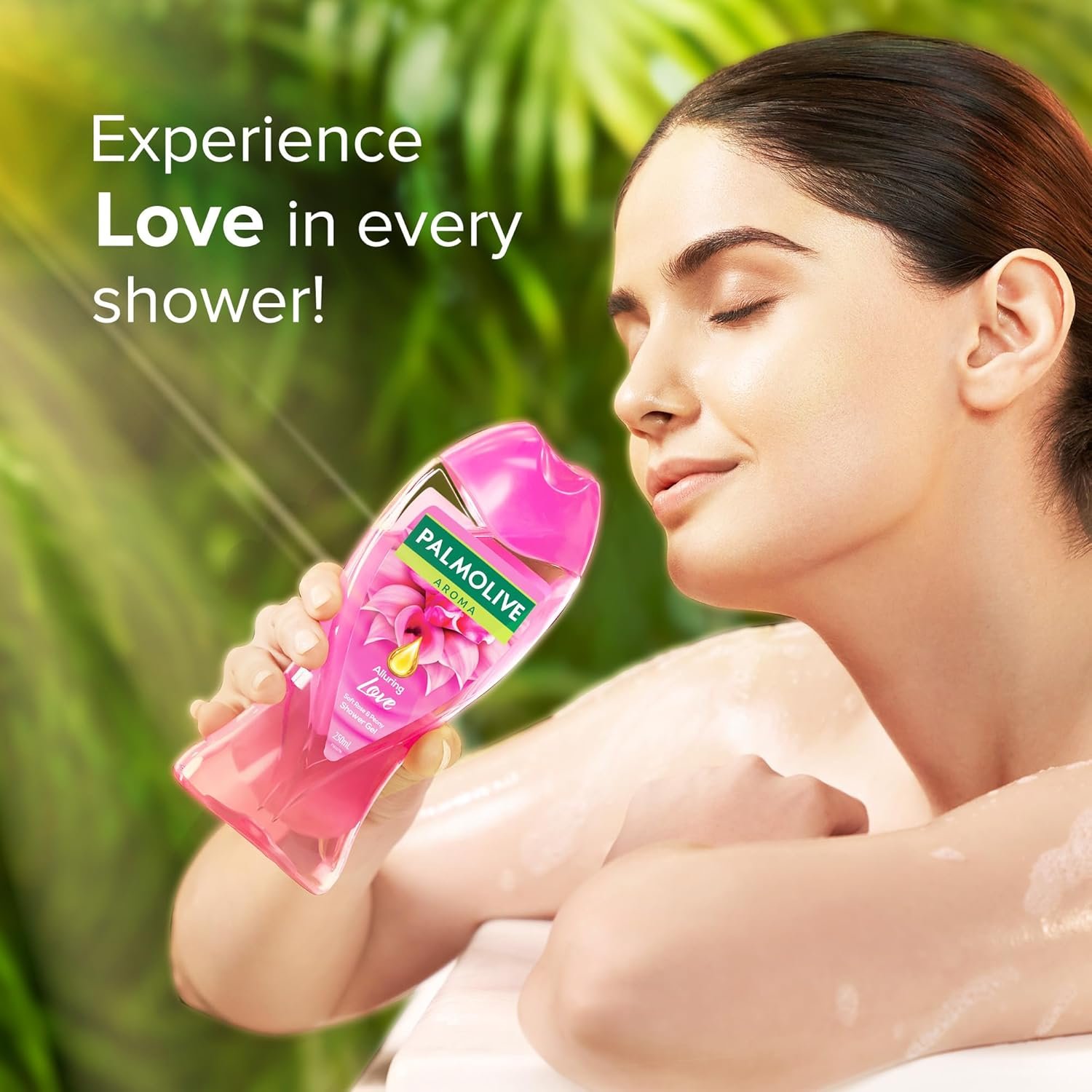 Palmolive Soft Rose & Peony Aroma Alluring Love Body Wash | Mood boosting fragrance | Brightening | For youthful, hydrated skin | No paraben & silicone, pH balanced, Body Wash 250ml thumbnail