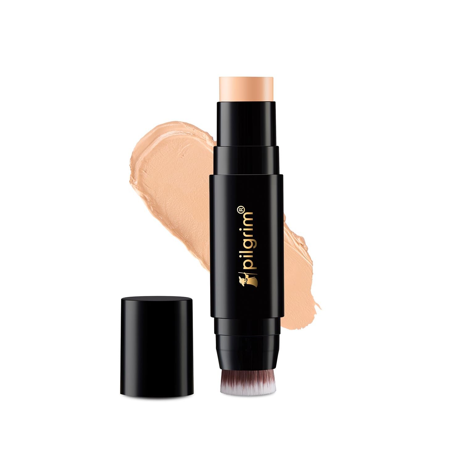 Pilgrim Dream Matte Foundation Stick Light Vanilla-120 | Lightweight Full Coverage Air Brush Finish Infused with Vitamin C 10gm