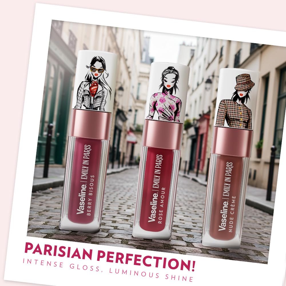 Vaseline Emily in Paris Nude Crème Lip Oil | Intense Gloss | 24H Moisturisation | 4 g thumbnail