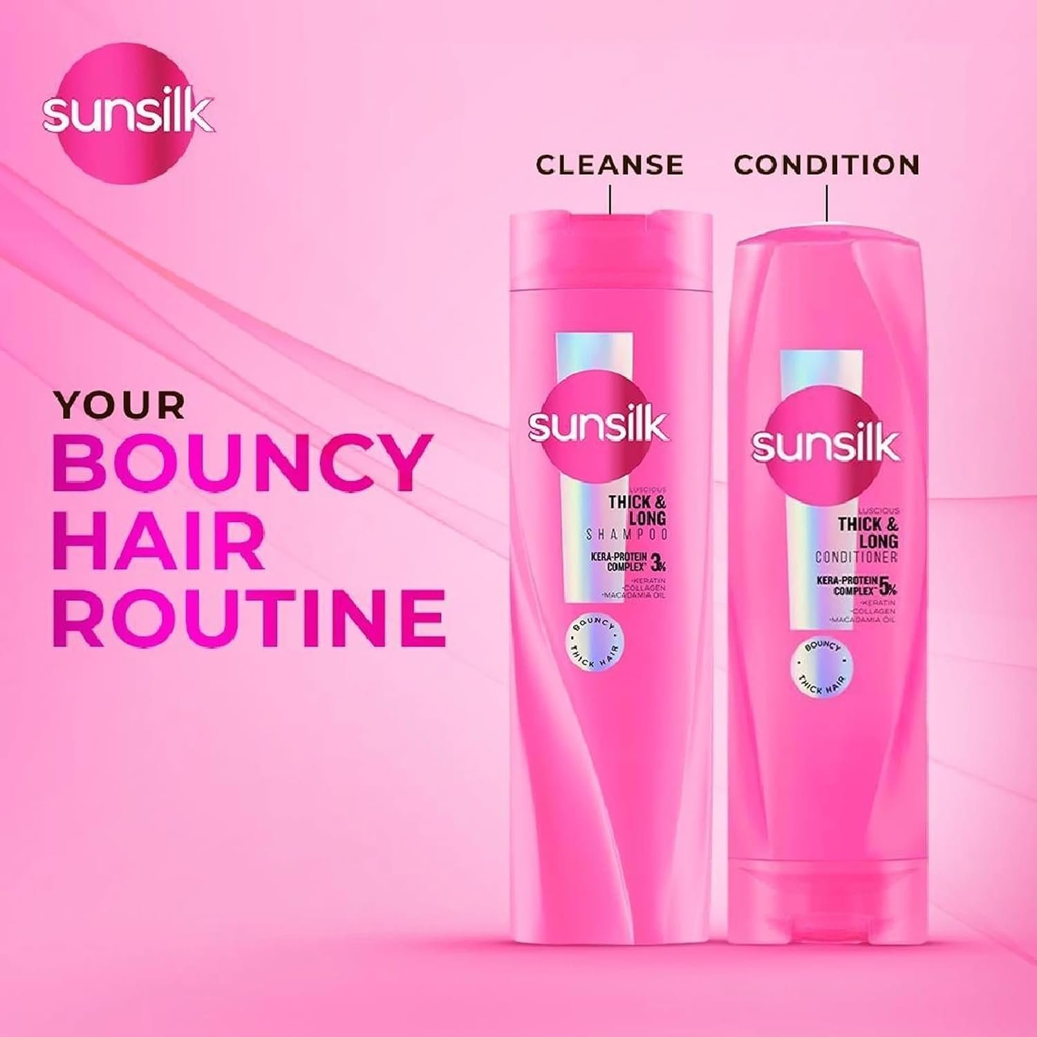 Sunsilk Lusciously Thick & Long Nourishing Conditioner 180 ml thumbnail