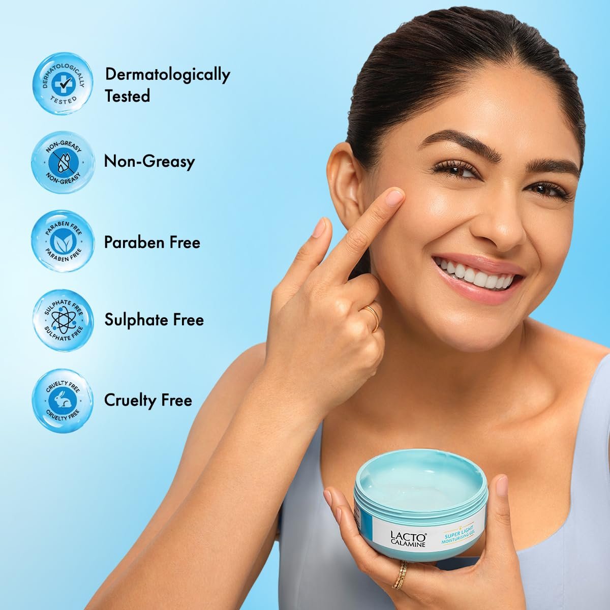 Lacto Calamine Super Light Moisturizer for Face | 150g | Moisturiser for Oily Skin with Niacinamide, Hyaluronic Acid | thumbnail