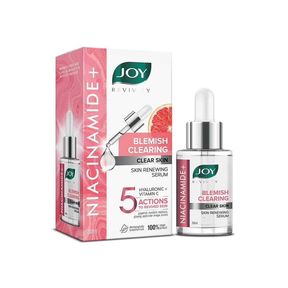 Joy Niacinamide Blemish Clearing Face Serum – Skin Renewing, Complexion Improving, Suitable for All Skin Types, 30ml thumbnail