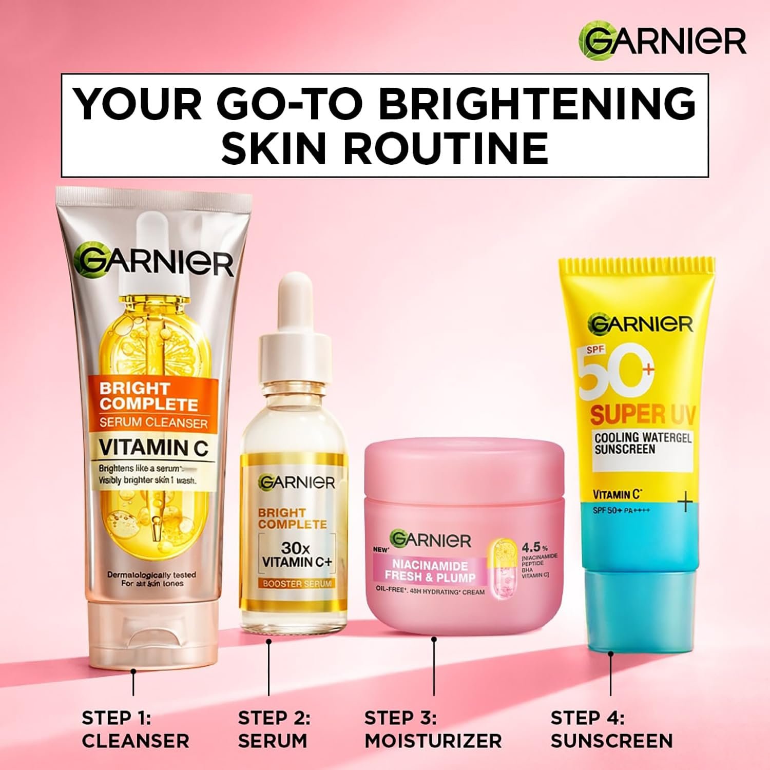 Garnier Fresh & Plump Niacinamide Sorbet Gel Face Moisturizer Cream, 45g , For Hydrated and Plump Skin, Suitable for Oily to Normal & Combination Skin thumbnail