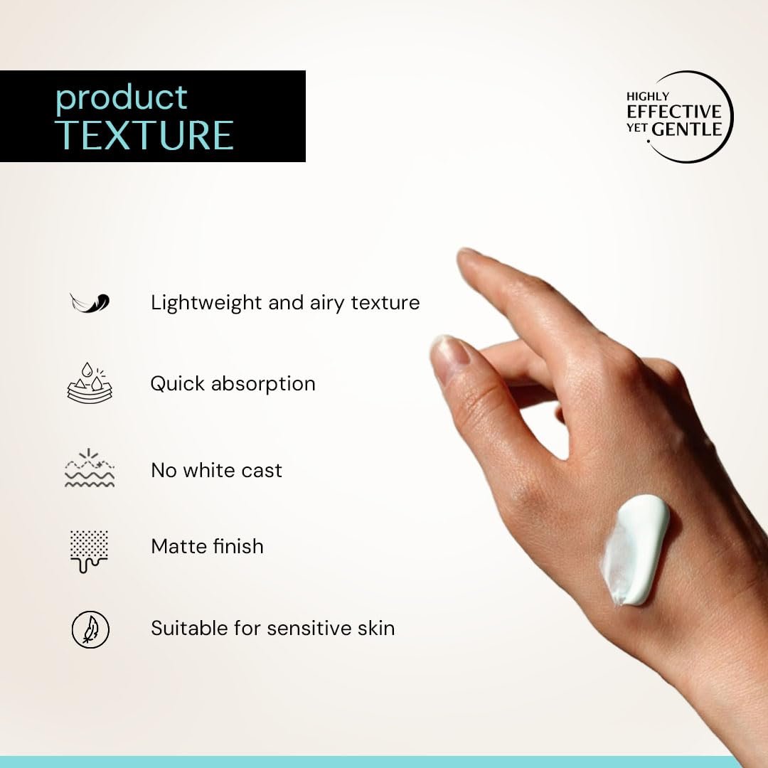 Deconstruct Oats & Ceramide Gel Sunscreen SPF 50 PA++++ |In Vivo| Barrier Repair for Sensitive & Oily skin | Soothes, Calms Skin | New Gen UV Filters |Lightweight & Non-greasy | 50g thumbnail