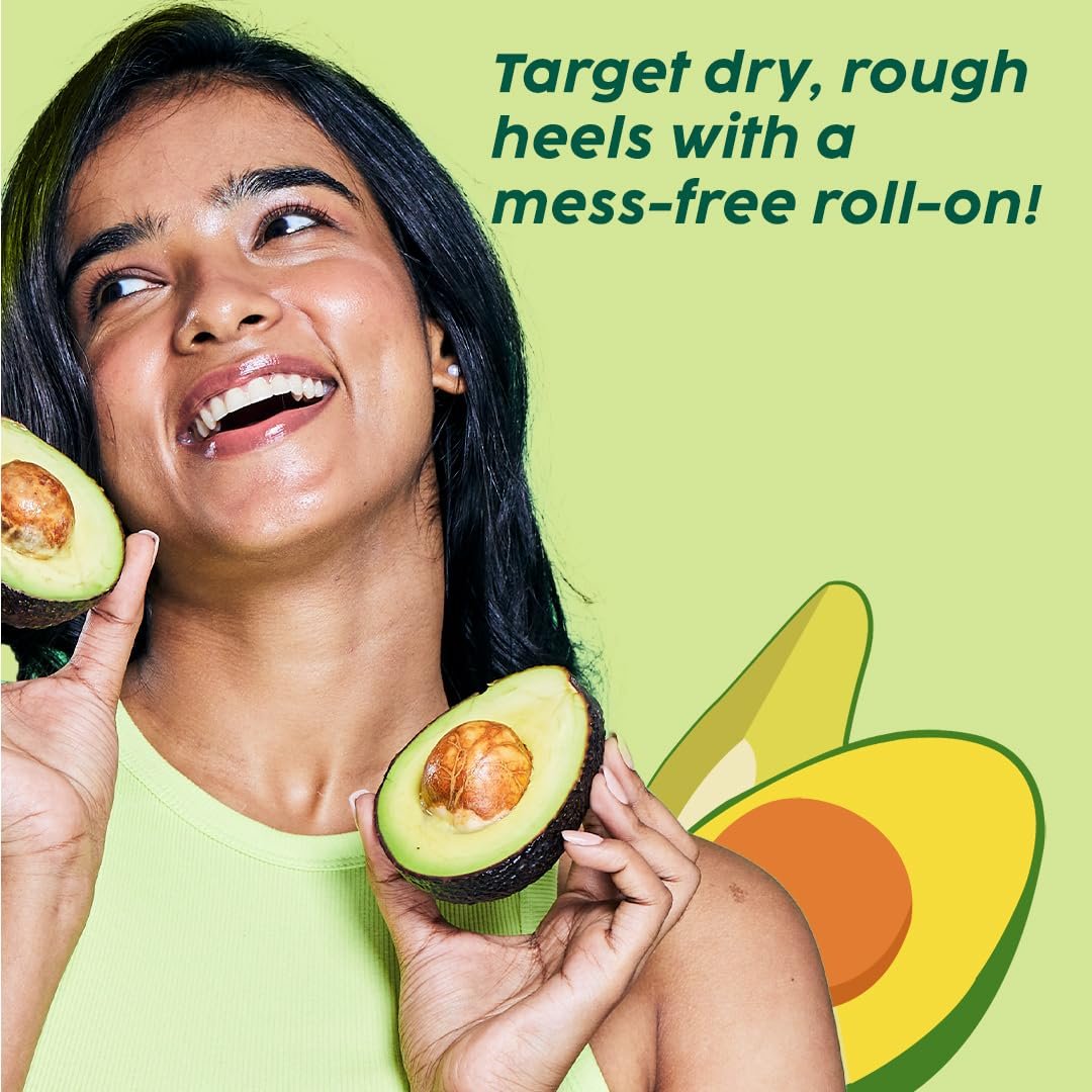 Plix Avocado Sole Smooth Roll-On for Dry & Rough Heels | 20% Urea, Lactic Acid, Vitamin E | Mess-Free Foot Care for Softer, Smoother Looking Feet | Daily Use | Men & Women thumbnail