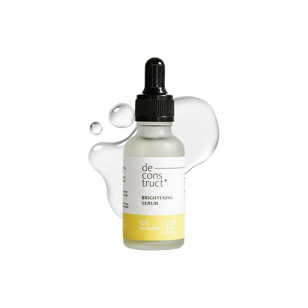Deconstruct 10% Niacinamide Brightening Serum with 0.3% Alpha Arbutin | Brightens skin, treats dullness, reduces tan | Lightweight, non-irritating & beginner-friendly formula| 30ml