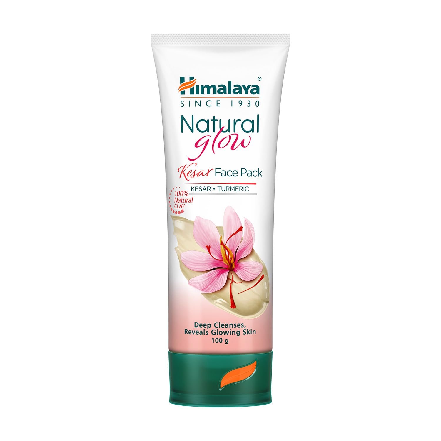 Himalaya Natural Glow Kesar Face Pack – Radiance & Brightening Face Pack for Fresh, Glowing-Looking Skin, 100g