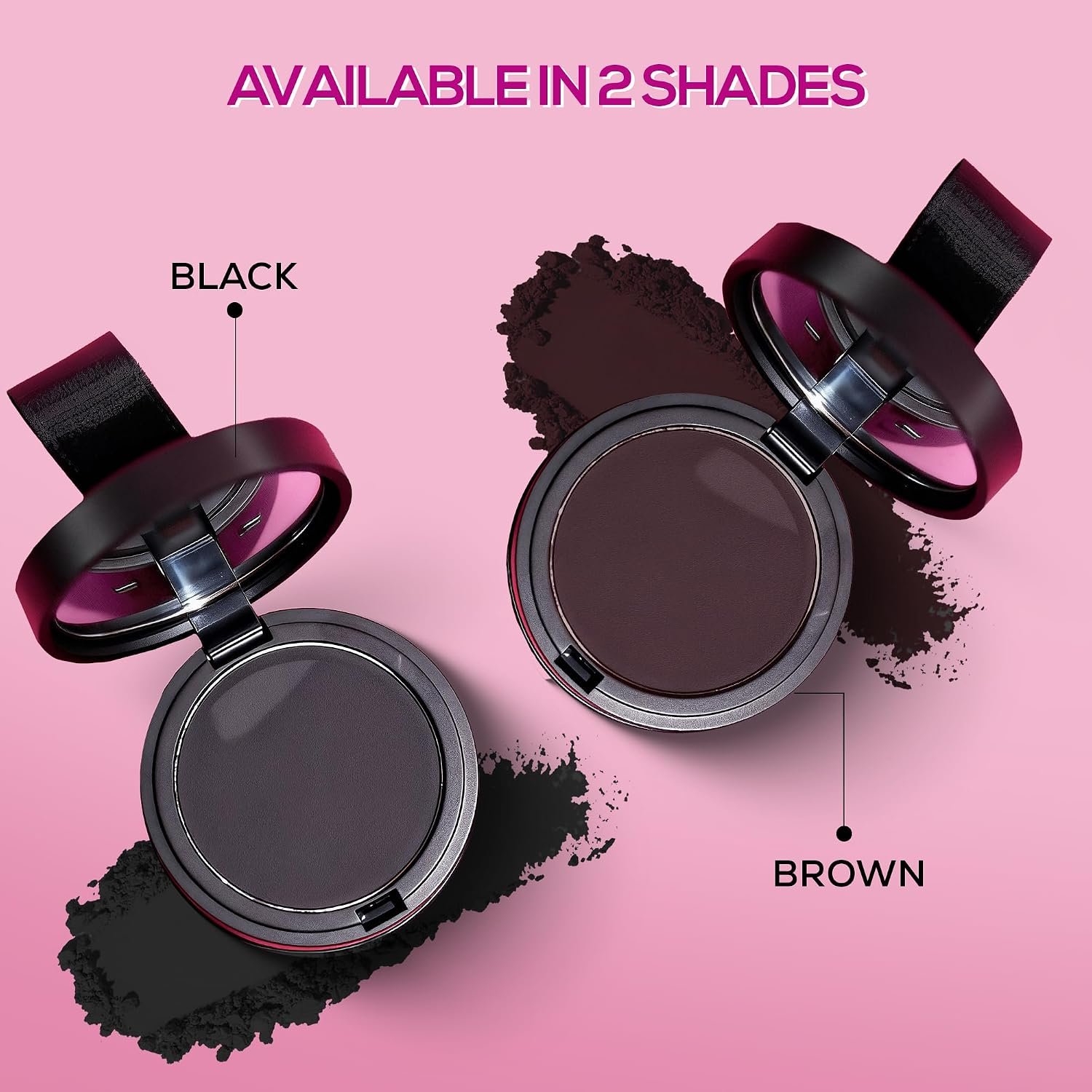 RENEE Cover-Up Hair Powder - Brown | Covers Grey Roots & Bald Spots Instantly | Highly Pigmented, Fuller & Denser Look | Long-Lasting | Matte Finish | Fine Powder | Flawless Application 4gm thumbnail