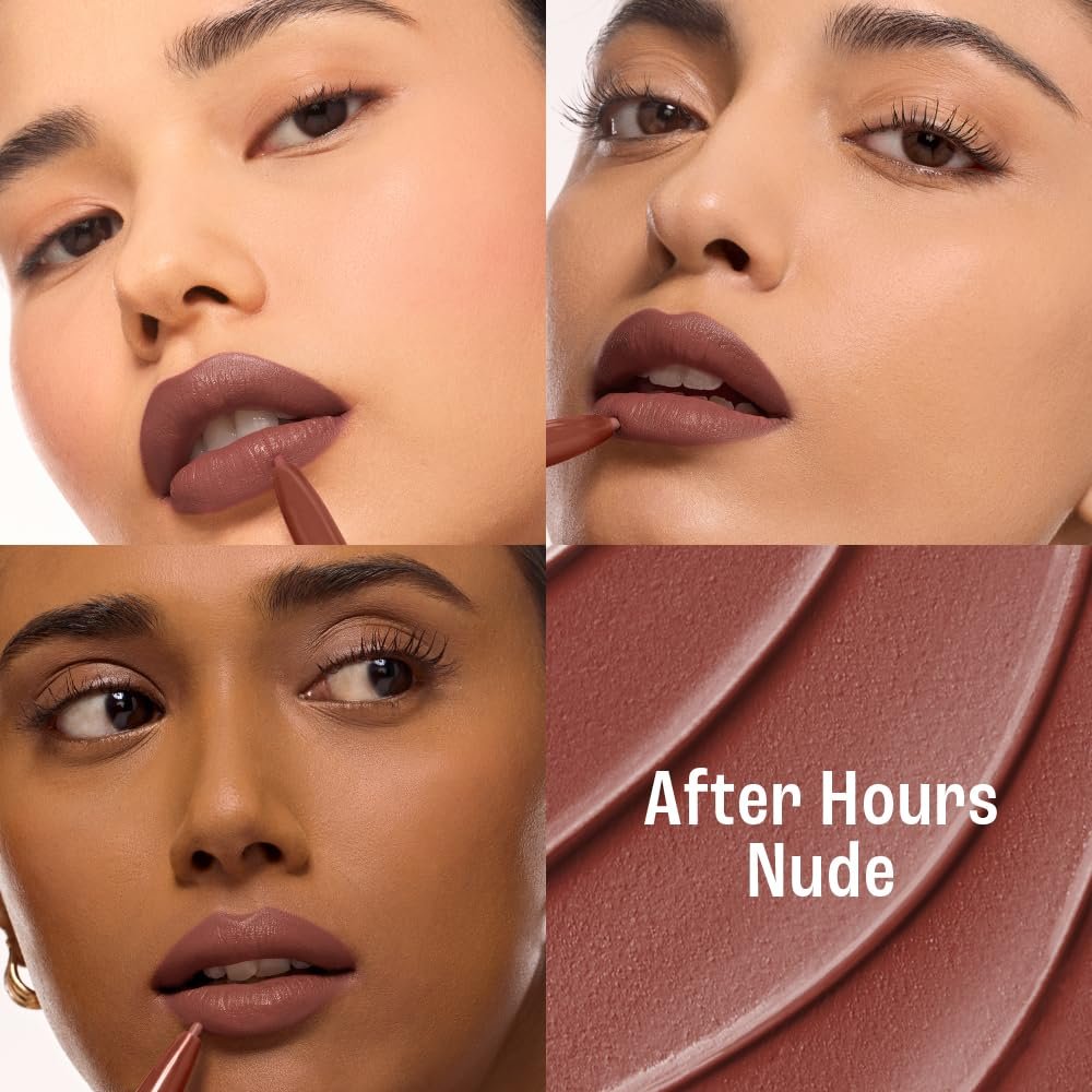 Lakme 9to5 Hya Beach Edit, Lipstick + Liner Duo, Afterhours Nude, Infused with Hyaluronic Acid, Vitamin E, Jojoba Oil, Comfortable Matte Finish, SPF Powered, Hydrating Lipstick, 2+0.2 g thumbnail