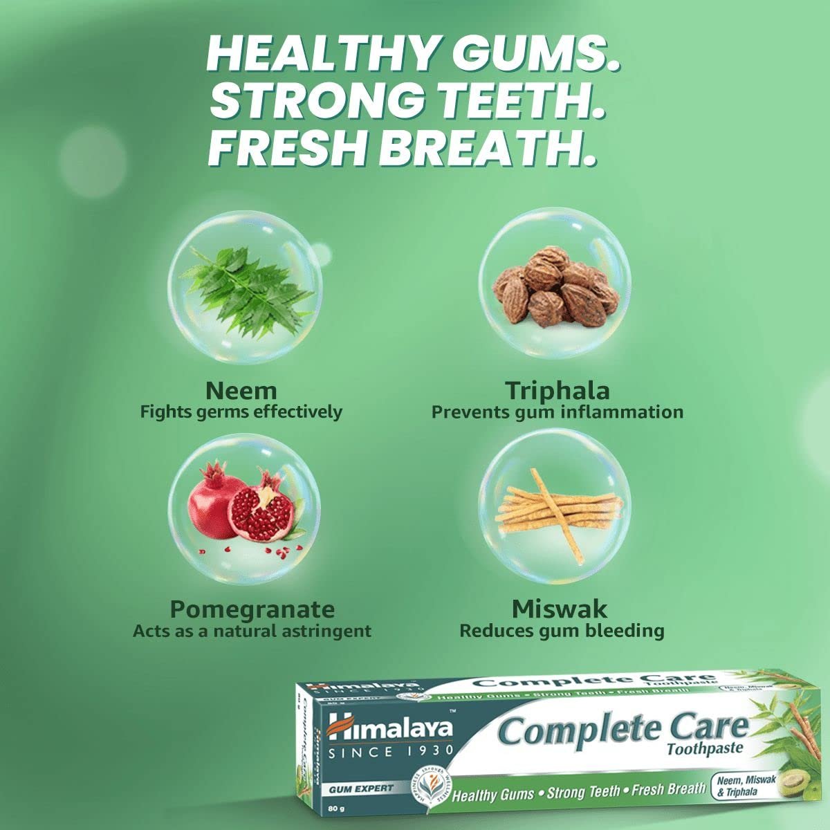 Himalaya Complete Care Plaque Removal Toothpaste - 150 g thumbnail