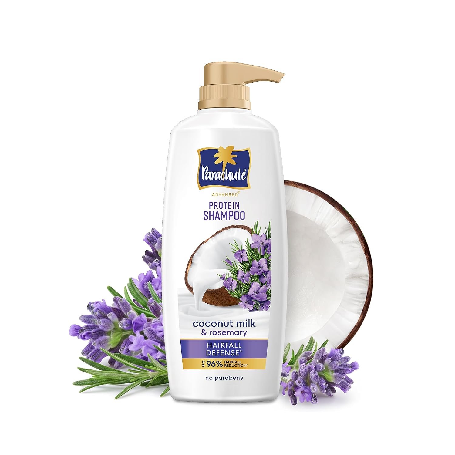 Parachute Advansed Protein Shampoo with Coconut Milk & Rosemary | Paraben free | For Men & Women | 1.2L thumbnail