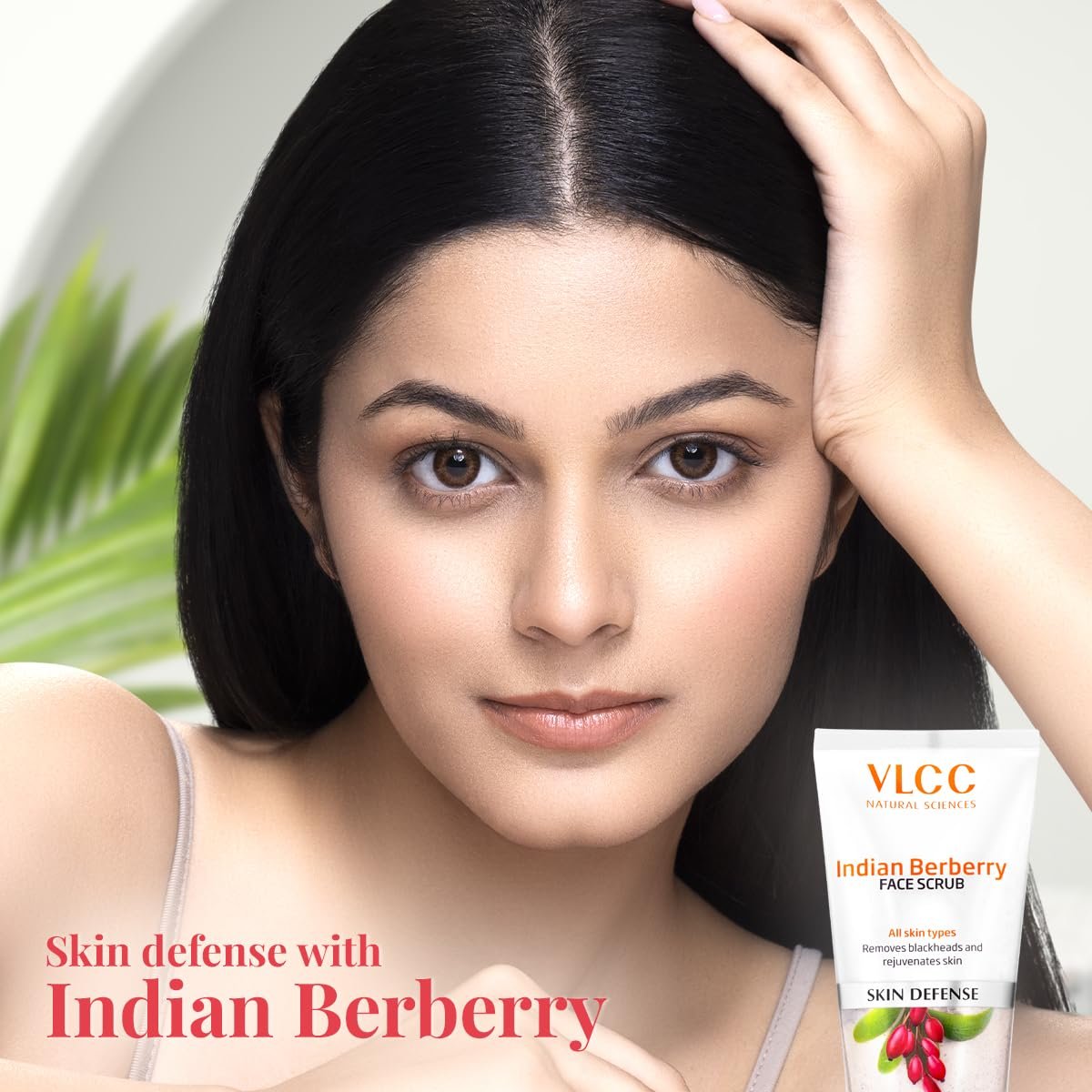 VLCC Indian Berberry Face Scrub - 80g | Gentle Scrub | Helps remove Dead Skin Cells | Clears Skin and Helps remove Blackheads thumbnail
