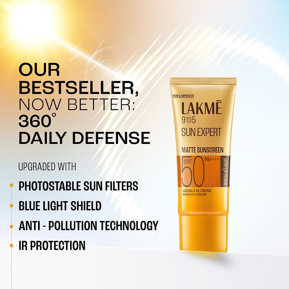 Lakme Sunscreen For Bright Skin, SPF 50 PA++++ 100ml thumbnail