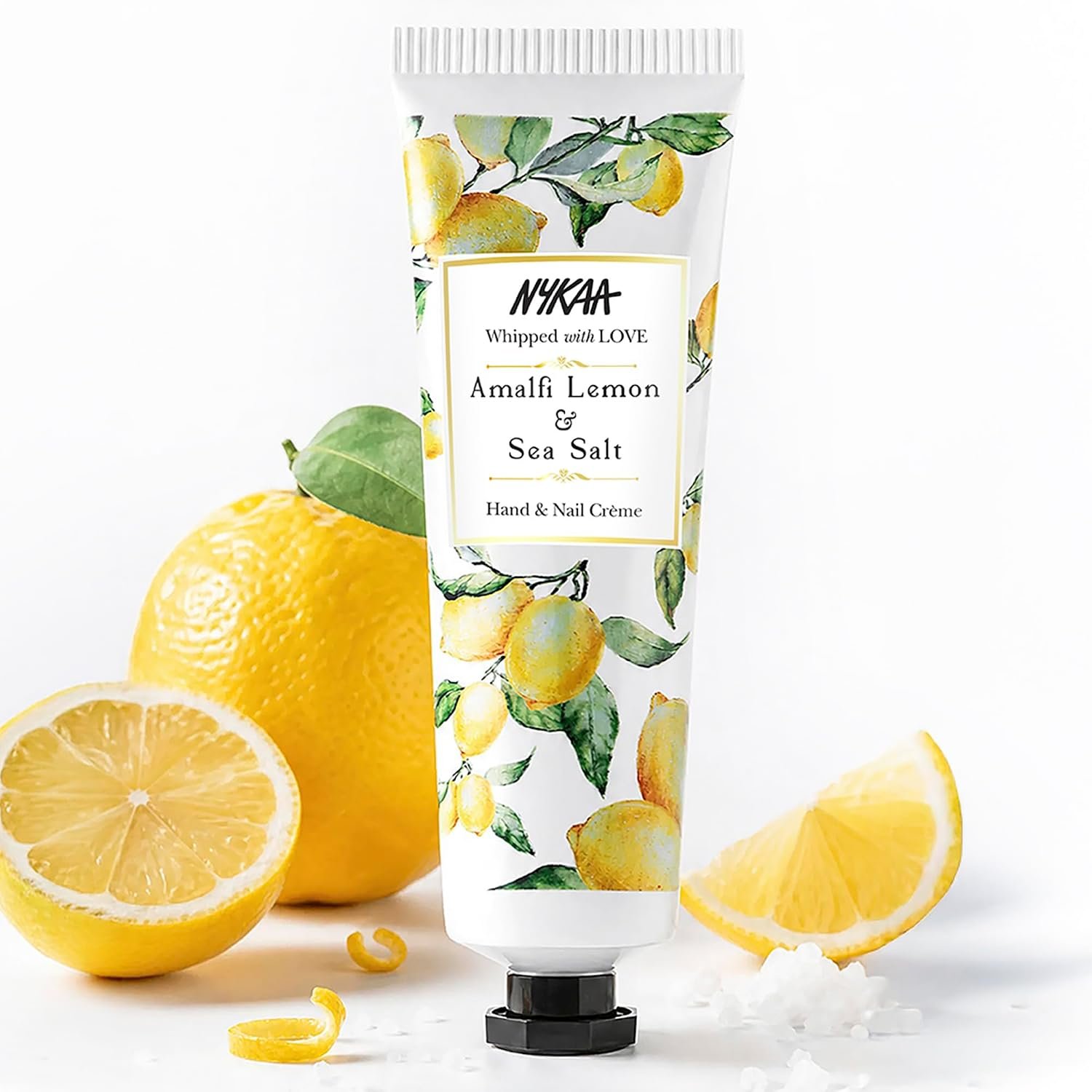 Nykaa Amalfi Lemon & Sea Salt Hand & Nail Creme, 30ml| With Avocado, Almond Oil, Jojoba Oil & Hyaluronic Acid| Moisturises & Nourishes Skin| Combats Dryness| Non-Greasy & Non-Sticky Formula thumbnail