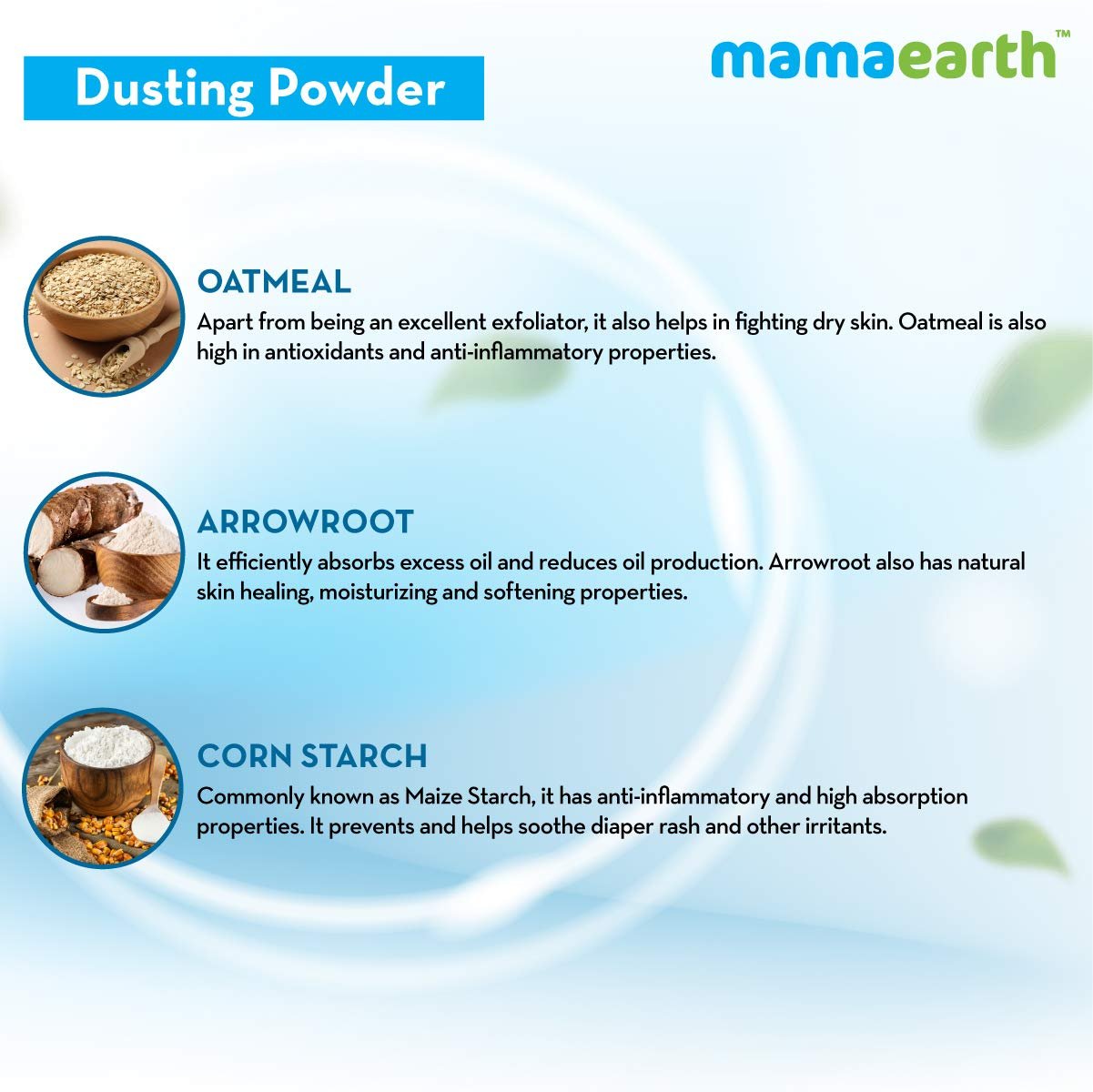 Mamaearth Dusting Power For Babies - 300 g thumbnail