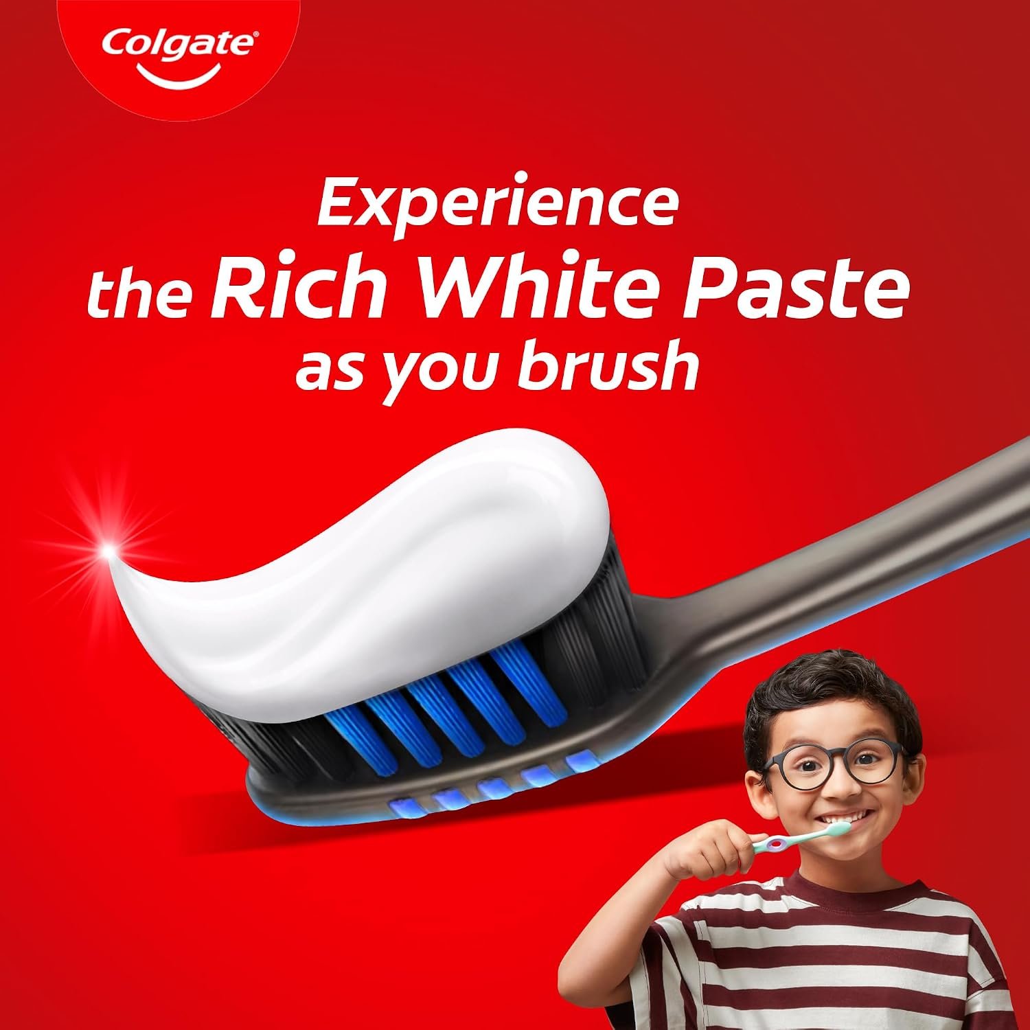 Colgate Strong Teeth, 500g (200g + 200g + 100g), Calcium-boost Tooth Paste for 2X Stronger Teeth, Protects Enamel, Whitens Teeth, Fresh Breath & Prevents Cavities (Combo Multipack) thumbnail