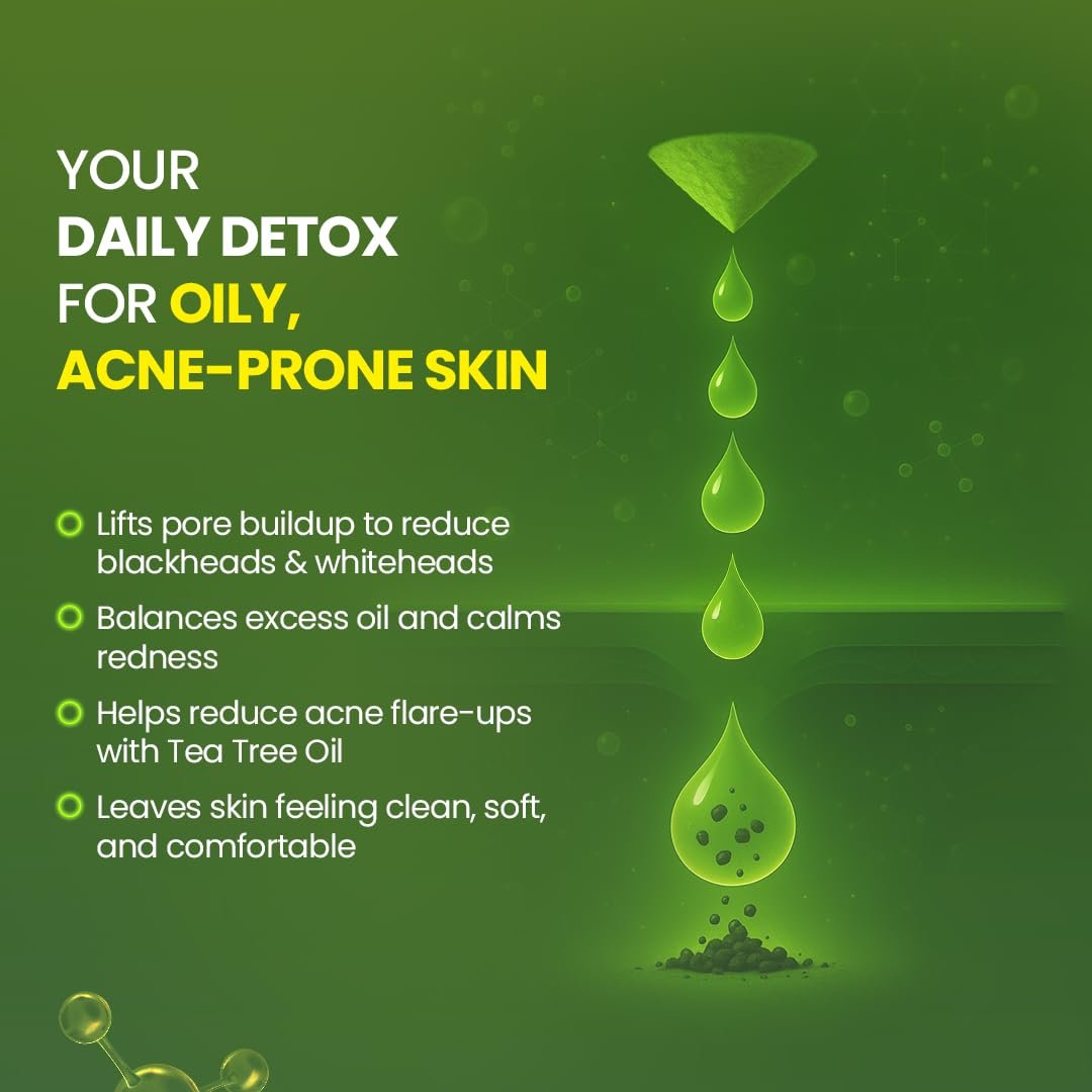 WOW Skin Science Japanese Matcha Mud Face Wash 150 ML for Men & Women | Facewash with Niacinamide & Salicylic Acid | Ceremonial Grade Matcha Detox Cleanser for Oily & Acne-Prone Skin thumbnail