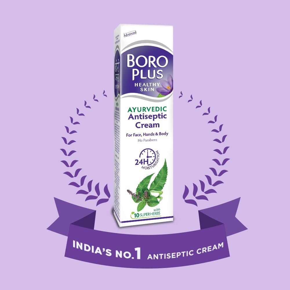 BoroPlus Ayurvedic Antiseptic Cream with 10 super herbs -120ml thumbnail