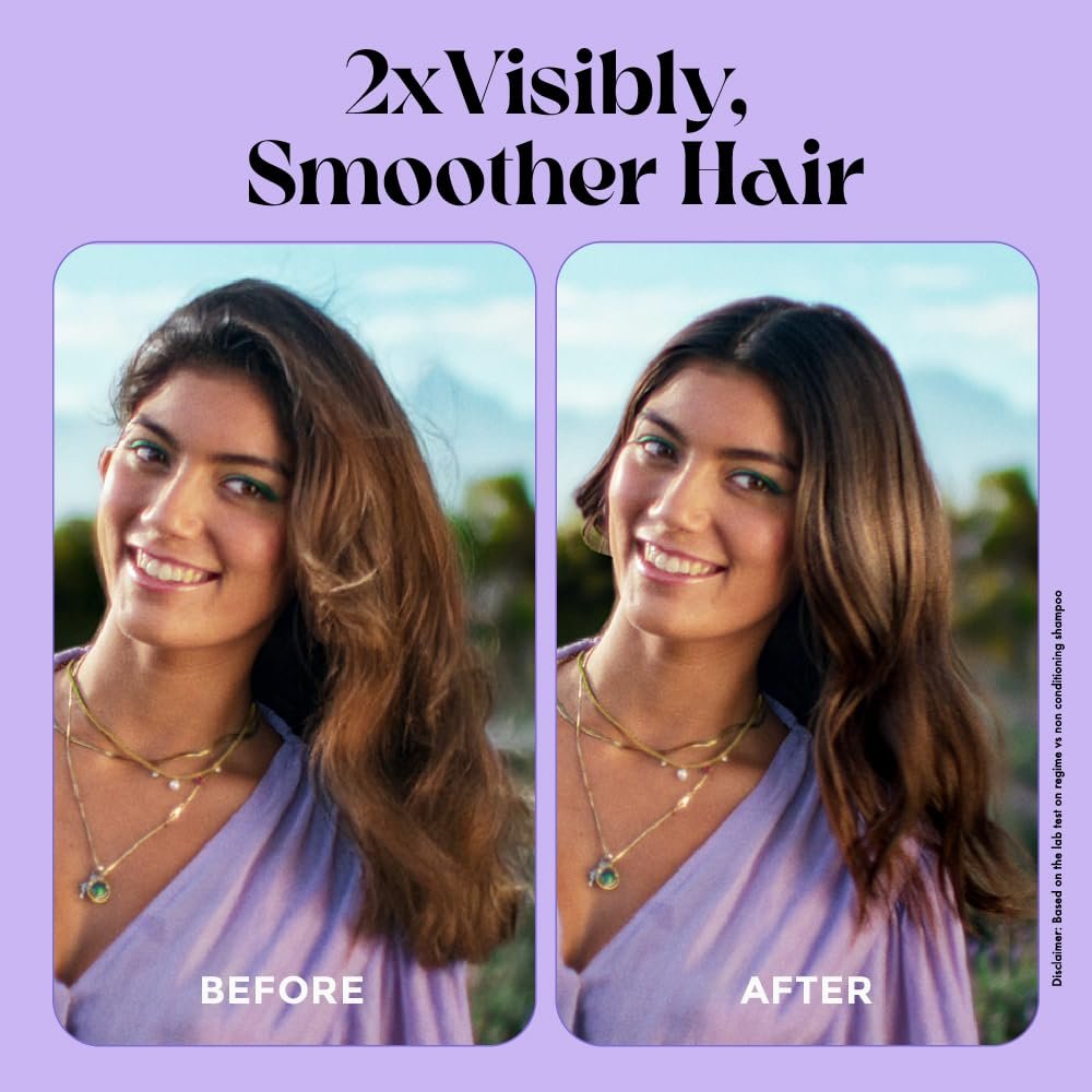 Love Beauty & Planet Argan Oil & Lavender Smooth and Serene Shampoo | Sulfate-Free Formula for Smooth, Soft & Manageable Hair | No Parabens, No Dyes | 200ml    Make the shampoo title more ma thumbnail