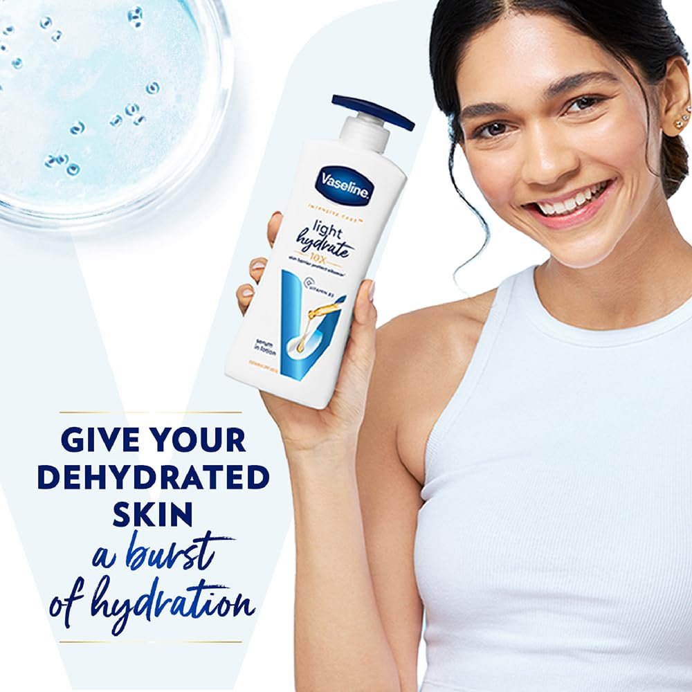 Vaseline Light Hydrate Serum In Lotion, 400 ml | Superlight & Non-Sticky for Hydration Boost thumbnail