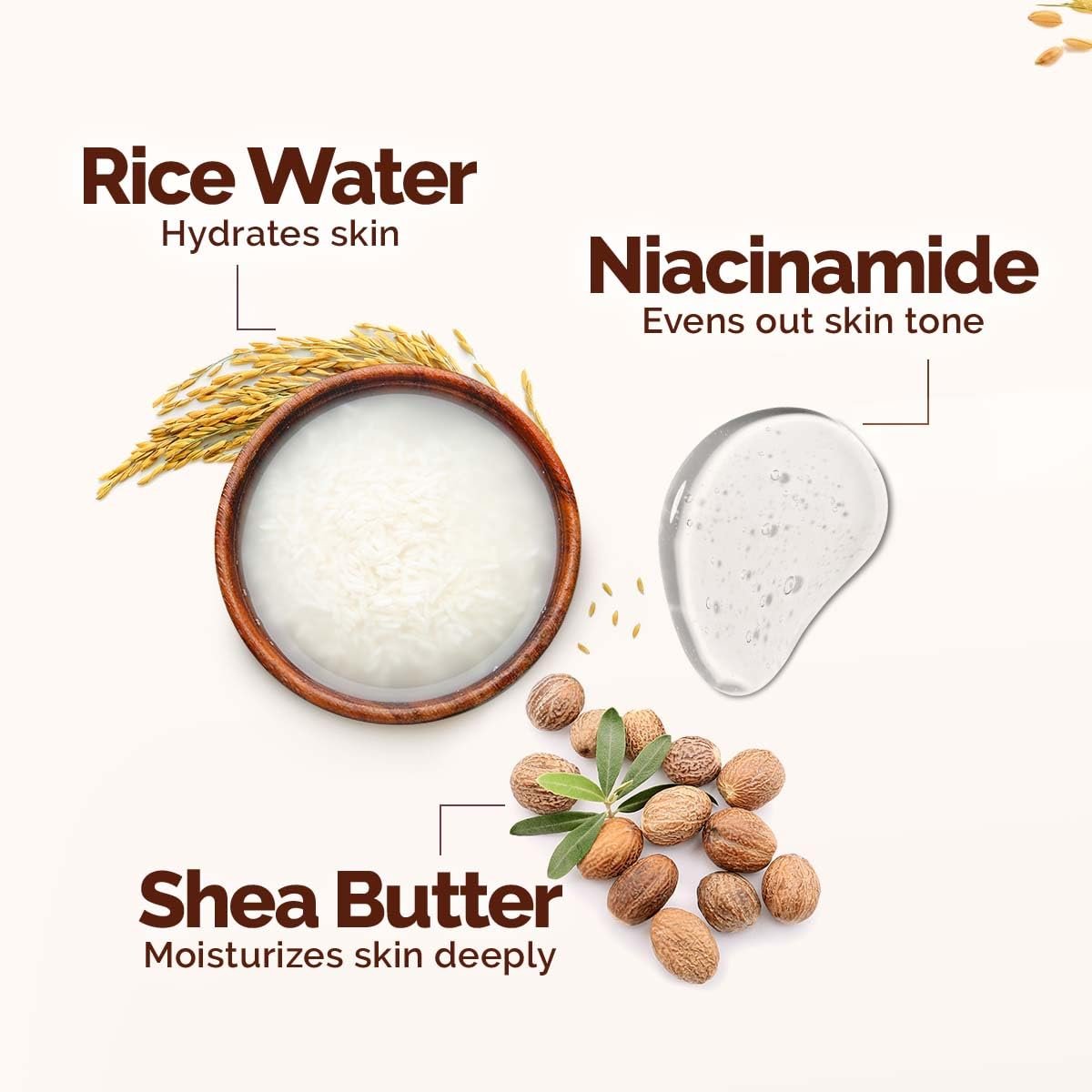 Mamaearth Rice Water Hydrating Body Lotion 400ml thumbnail