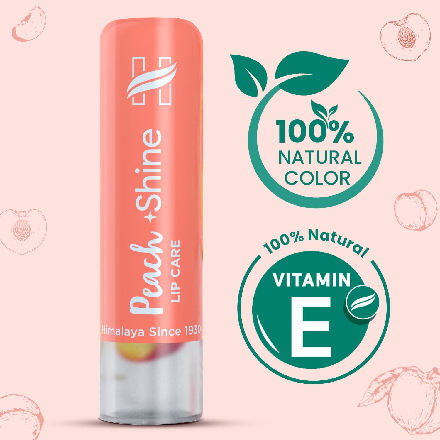 Himalaya Peach Shine Lip Care – 10ml | Moisturizing Lip Care for Soft, Smooth & Naturally Shiny Lips thumbnail