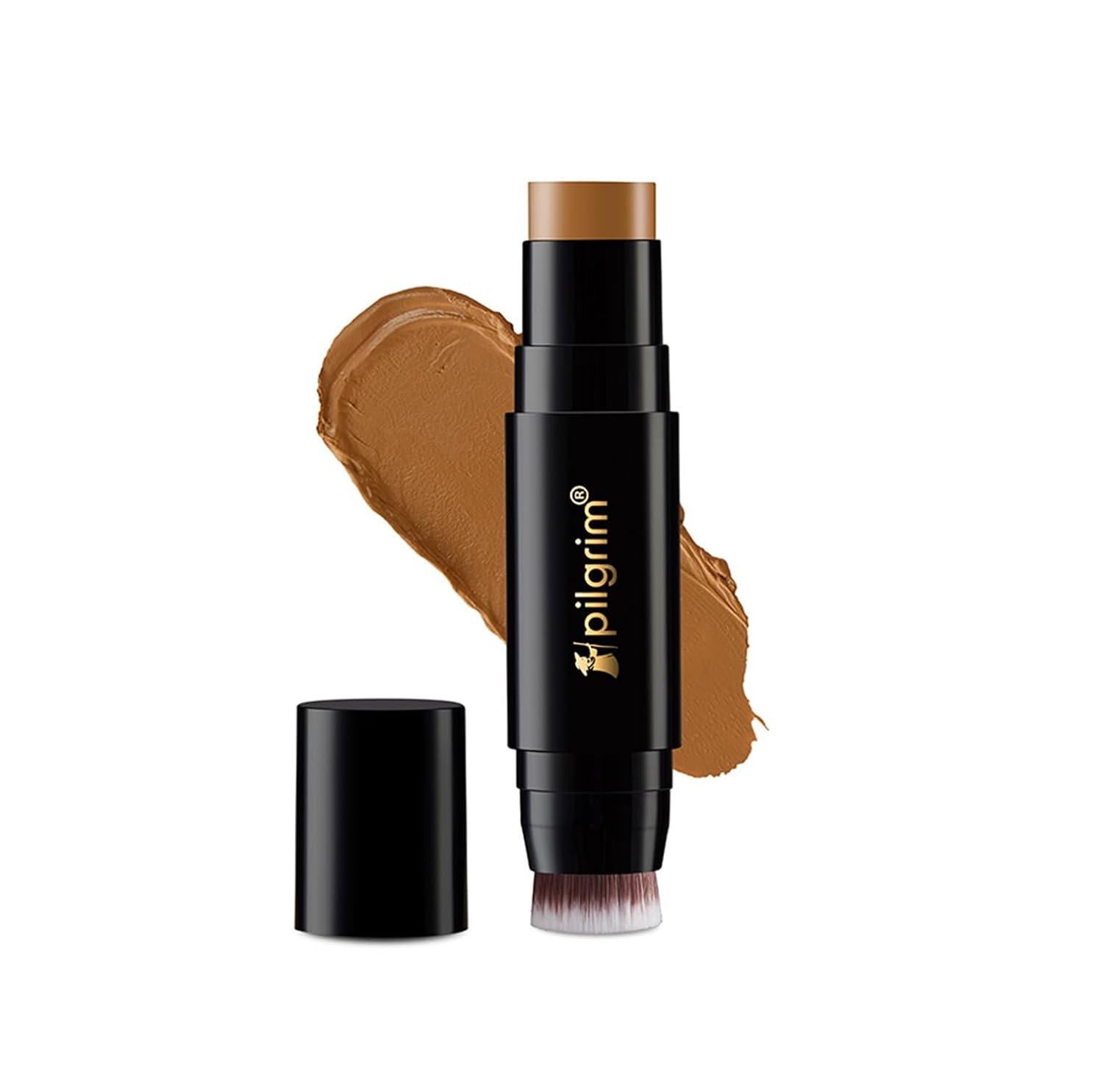 Pilgrim Dream Matte Foundation Stick Deep Mocha-725 | Lightweight Full Coverage Air Brush Finish Infused with Vitamin C 10gm