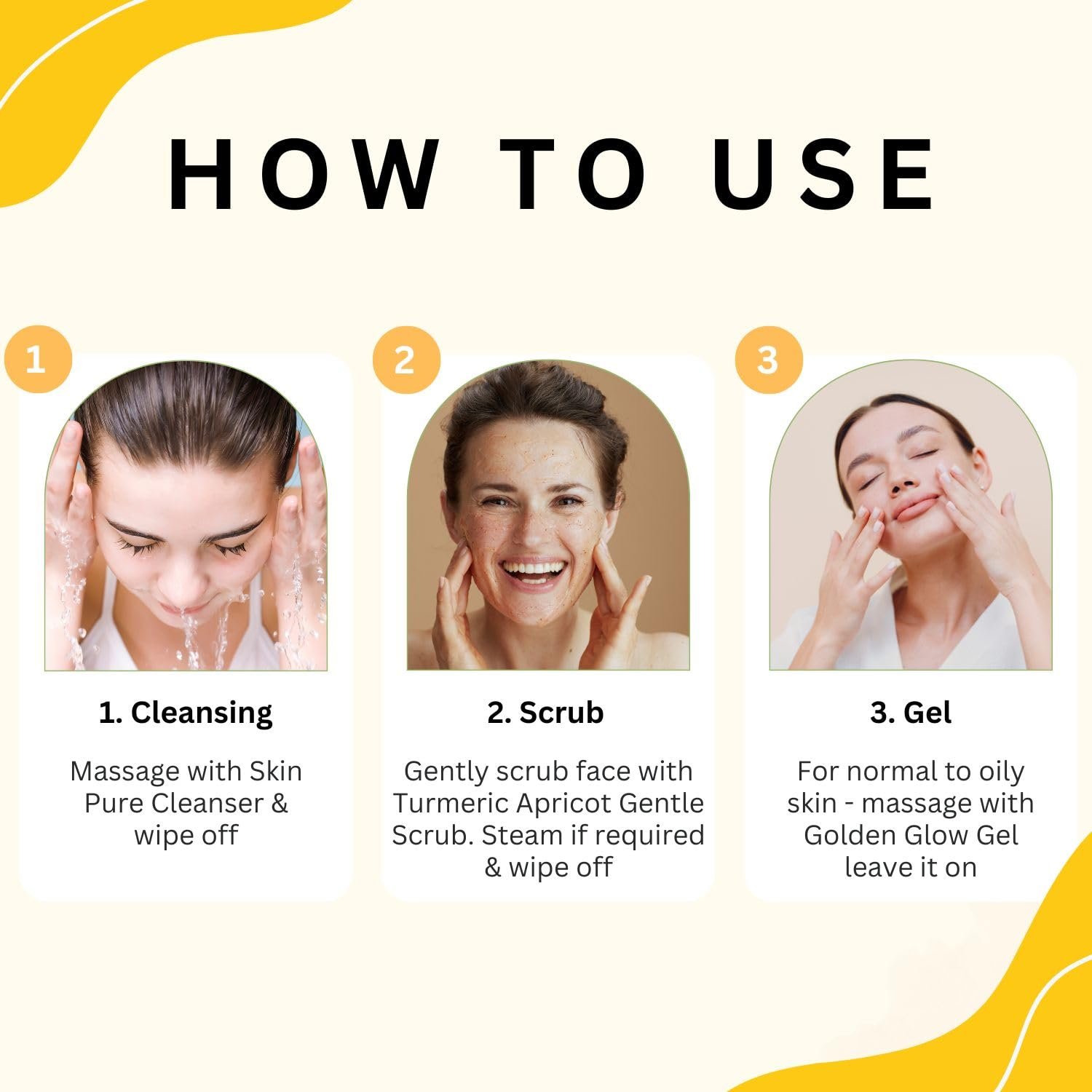 Aroma Treasures Gold Facial Kit (30g/ml) | With 24K Gold Leaf, Turmeric, Lavender & Jasmine Oils | Paraben-Free, Cruelty-Free | Instant Glow, Deep Cleansing & Skin Brightening thumbnail