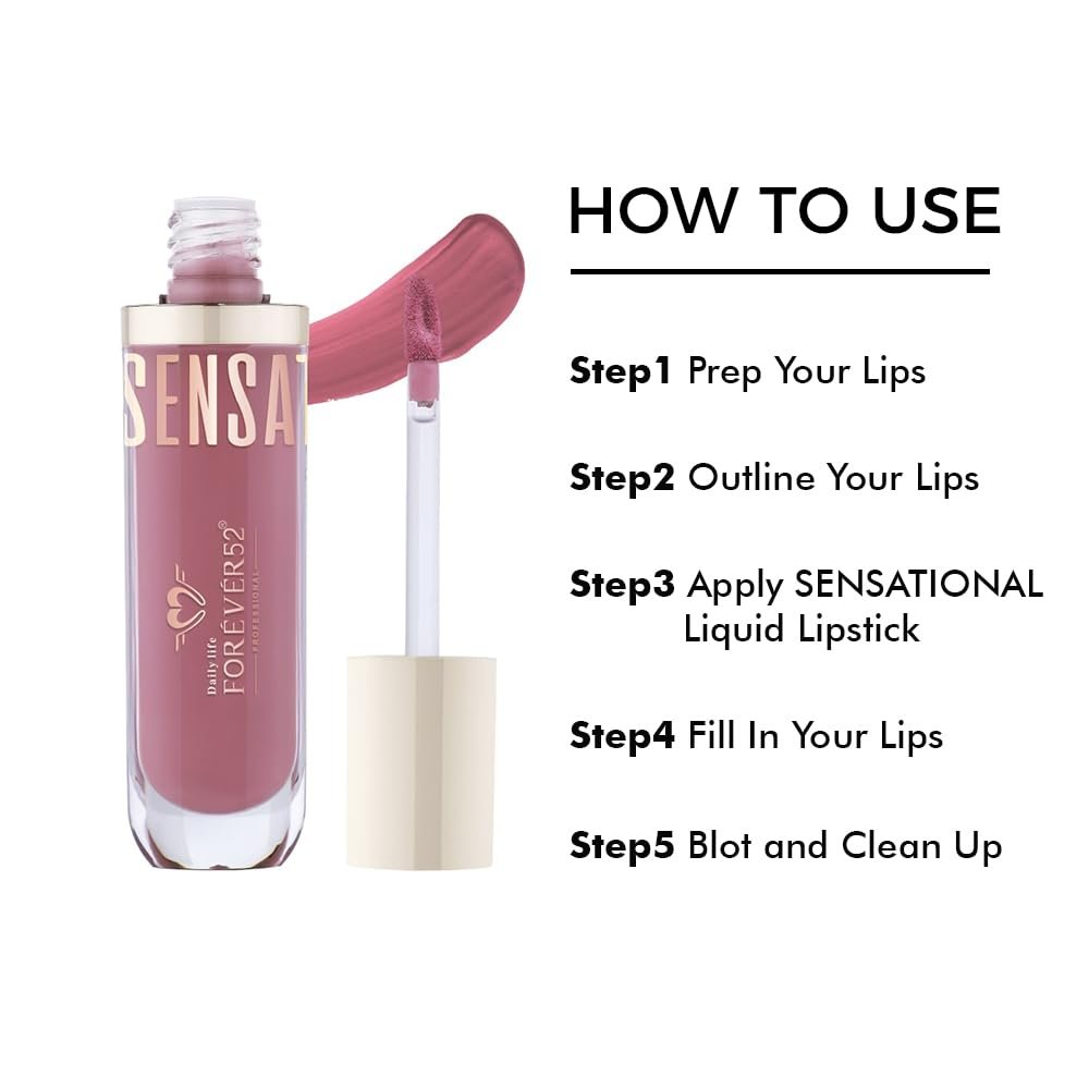 Daily Life Forever52 Sensational Lip | Matte Liquid Lipstick -Merry Berry - 004 thumbnail