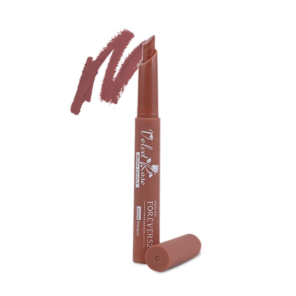 Daily Life Forever52 Velvet Rose Matte Long-Lasting Crayon Lipstick (Enriched With Rose Oil) - Hydrating Bold Lip Color With Silky Finish Look -Margos | Pinks thumbnail