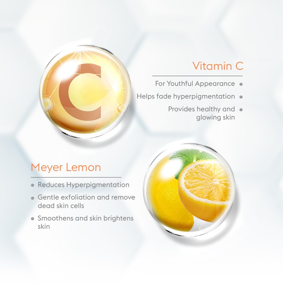 VLCC Vitamin C & Meyer Lemon Serum Facewash - 150 ml to Reduce Pigmentation & Brighten for AM | with Free Hyaluronic Acid & Aloe Vera Serum Facewash - 150 ml thumbnail