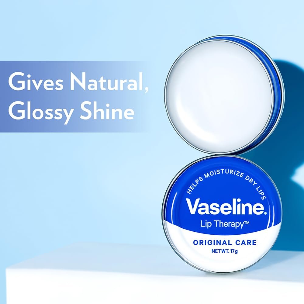 Vaseline Lip Tins Original Care, 17g | Infused with Vitamin E to Hydrate & Moisturize Dry Lips Transparent thumbnail
