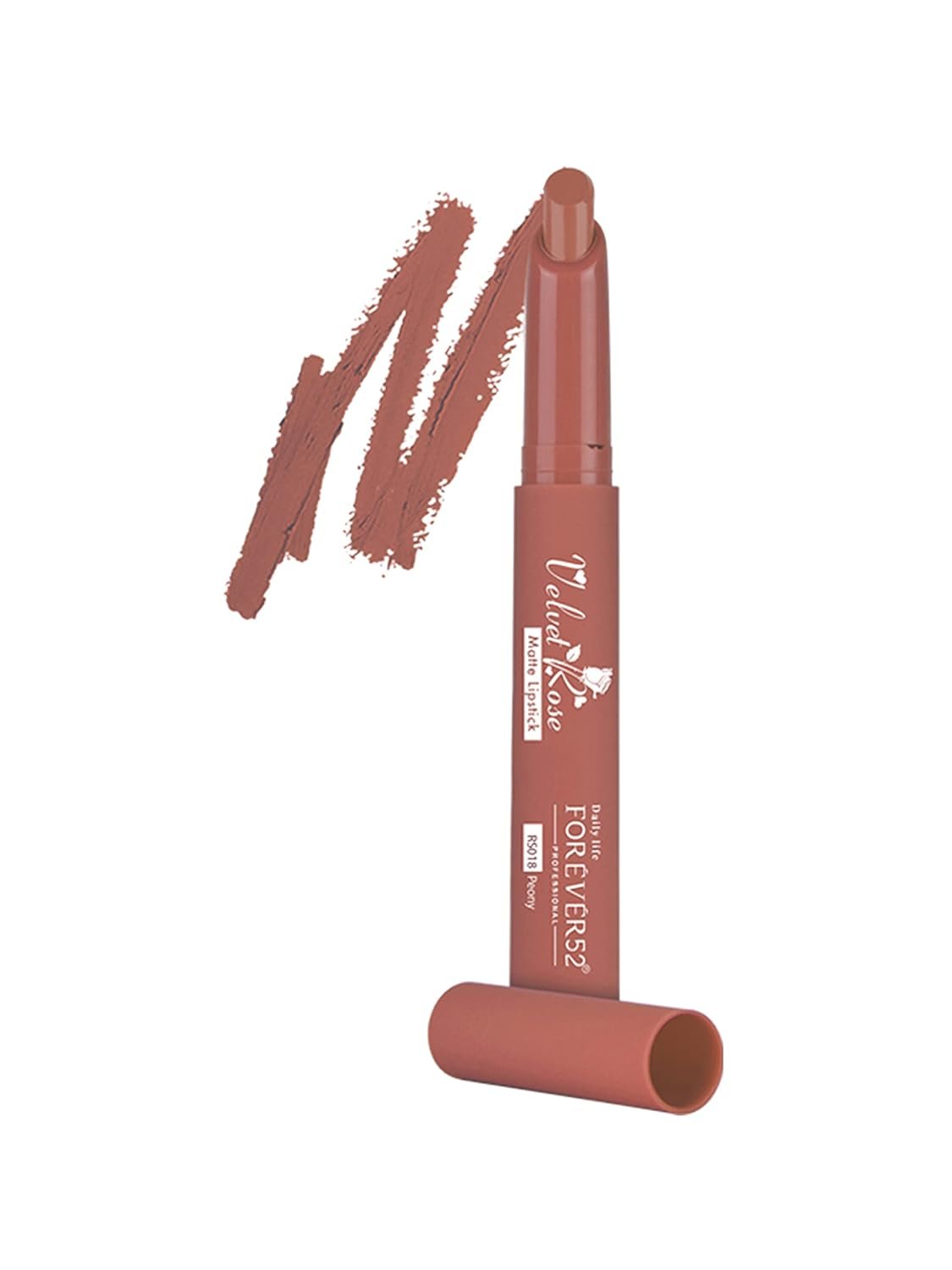 Daily Life Forever52 Velvet Rose Matte Long-Lasting Crayon Lipstick (Enriched With Rose Oil) - Hydrating Bold Lip Color With Silky Finish Look -Peony | Nudes thumbnail