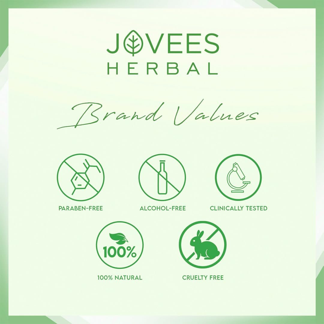 Jovees Herbal Thyme & Tea Tree Anti Dandruff Shampoo | With Tea Tree, Thyme & Lemon Extract | For All Hair Type | Prevents Dandruff & Dry Scalp | For Men & Women- 300ml thumbnail