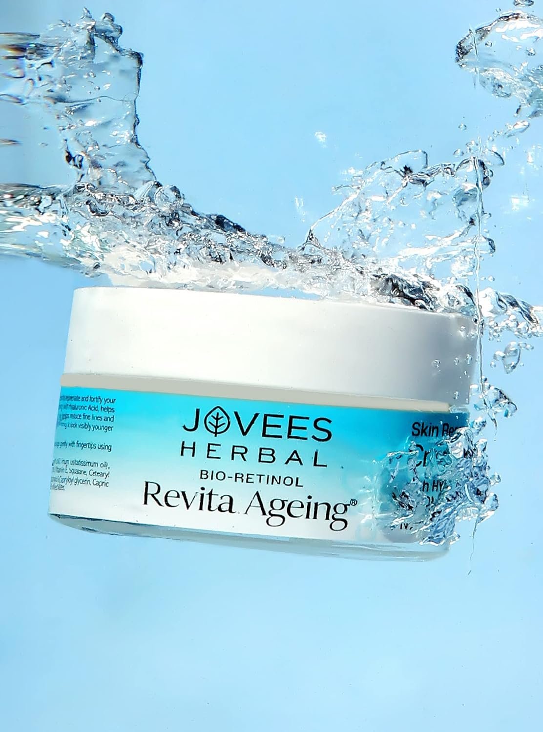 Jovees Herbal Bio-Retinol Revita Ageing Face Cream | Made with Eco-Certified Bio-Retinol | Reduce Sign of Ageing, Hyperpigmentation & Improves Uneven Skin Tone 50g thumbnail