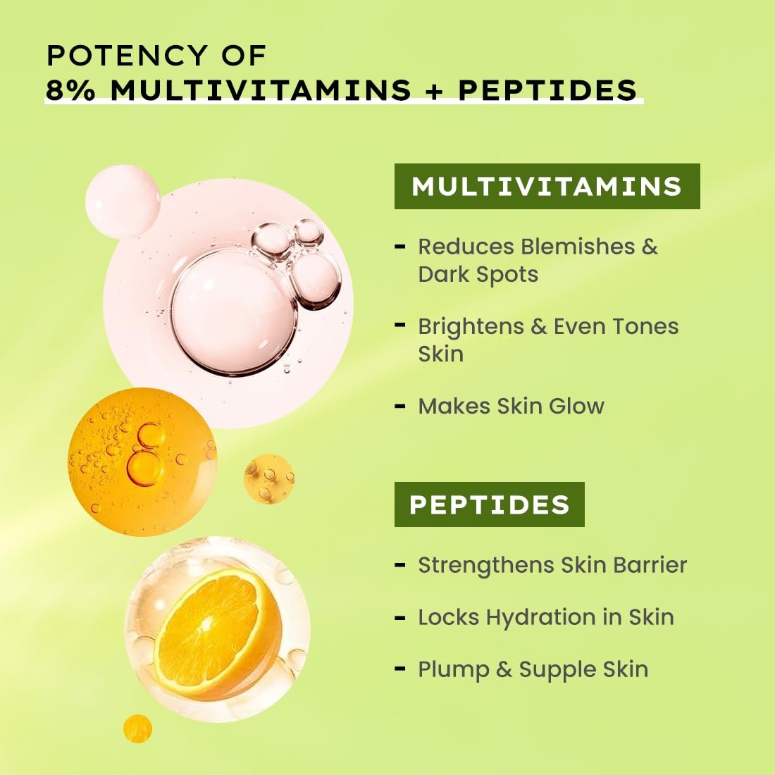 Hyphen Vitamin-Infused Peptide Dewy Prep 8% Multivitamins & Peptides Serum | Instant Dewy Glow & Hydration, UV Protection & Strengthens Skin Barrier | Lightweight, Non Greasy, Fragrance Free thumbnail