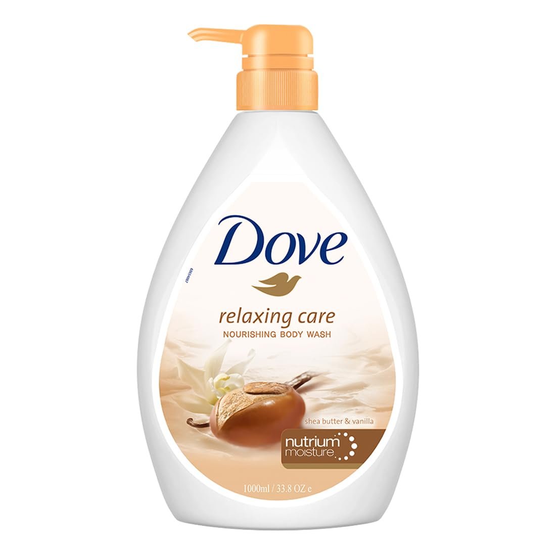 Dove Relaxing Shea Butter & Vanilla Body Wash – 1L | Nourishing Cleansing for Soft, Smooth & Replenished Skin with a Soothing Scent thumbnail