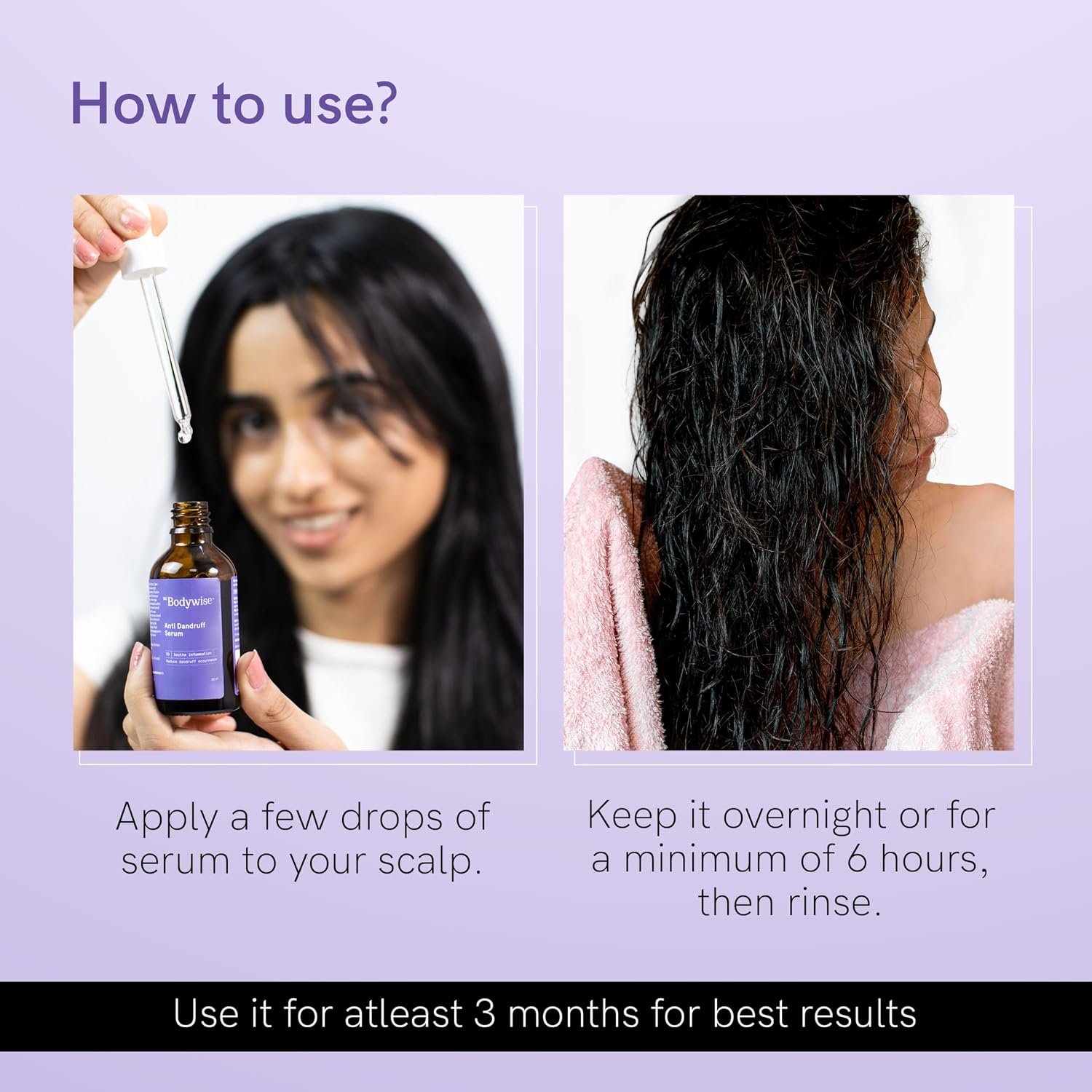 Be bodywise Anti Dandruff Scalp Serum 50ml | Fights Dandruff, Reduces flaky & itchy scalp | With Ichthyol Pale, Zinc Pyrithione, & Tea Tree Oil | Paraben & Sulphate free thumbnail