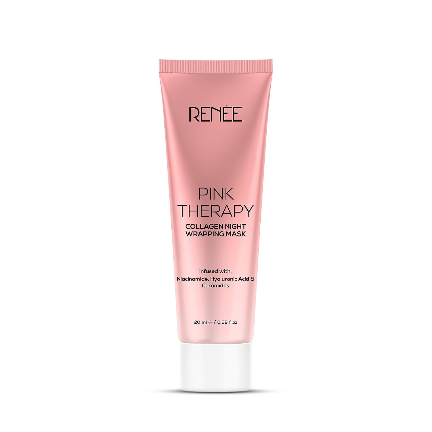 RENEE Pink Therapy Collagen Night Wrapping Face Mask, 20 ml For Young, Hydrated Skin, Texture & Elasticity, Improves Skin Barrier, Hyaluronic Acid & Niacinamide Infused thumbnail