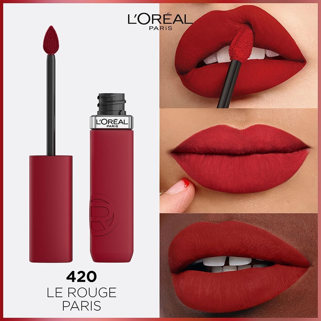 L'Oreal Paris Infallible Matte Resistance Liquid Lipstick, Le Rouge Paris thumbnail