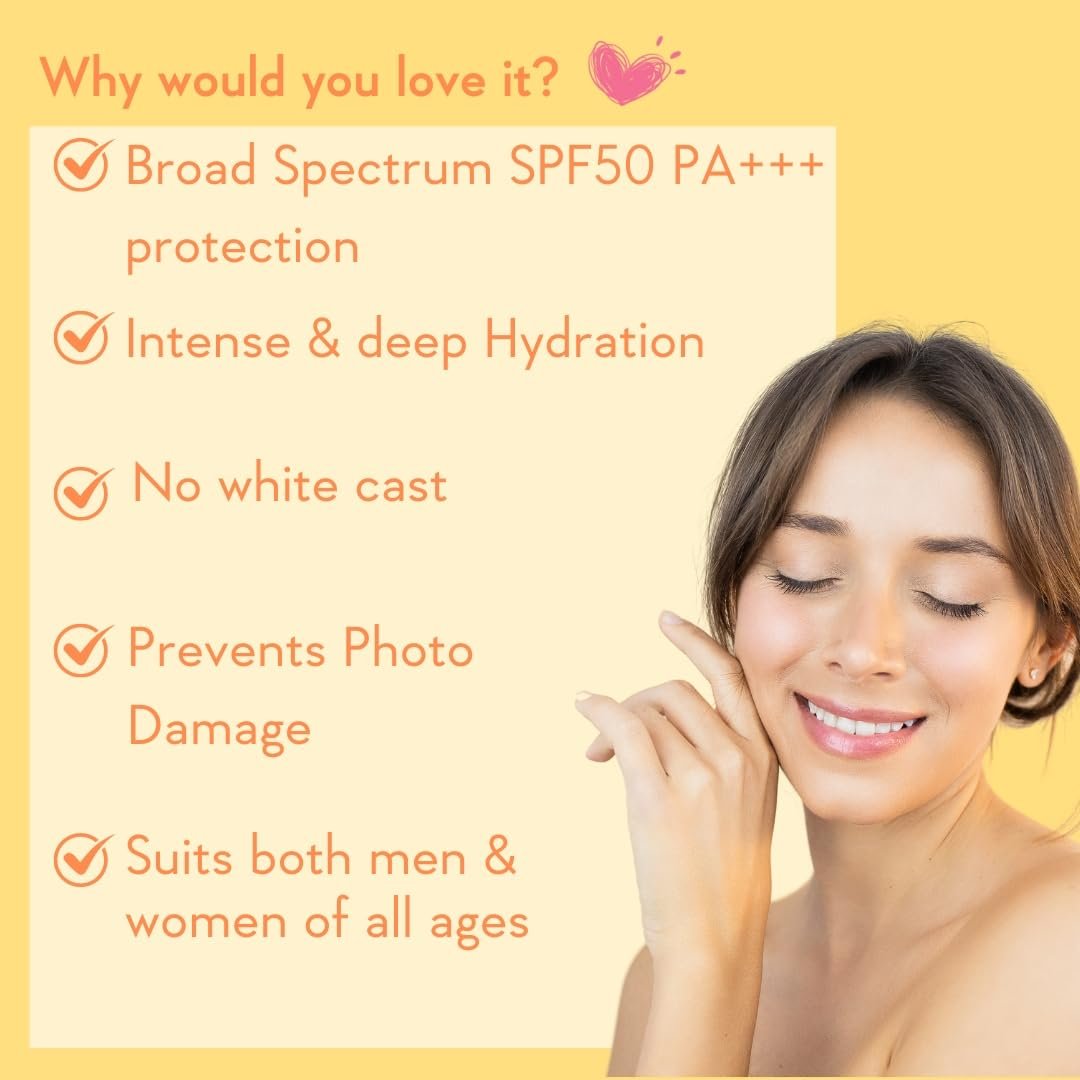 WishCare Sunscreen Body Lotion with SPF 50 PA++++ In- Vivo Tested | Body Sunscreen With Broad Spectrum UVA & UVB Protection, No White Cast | For Women & Men | 450ml thumbnail