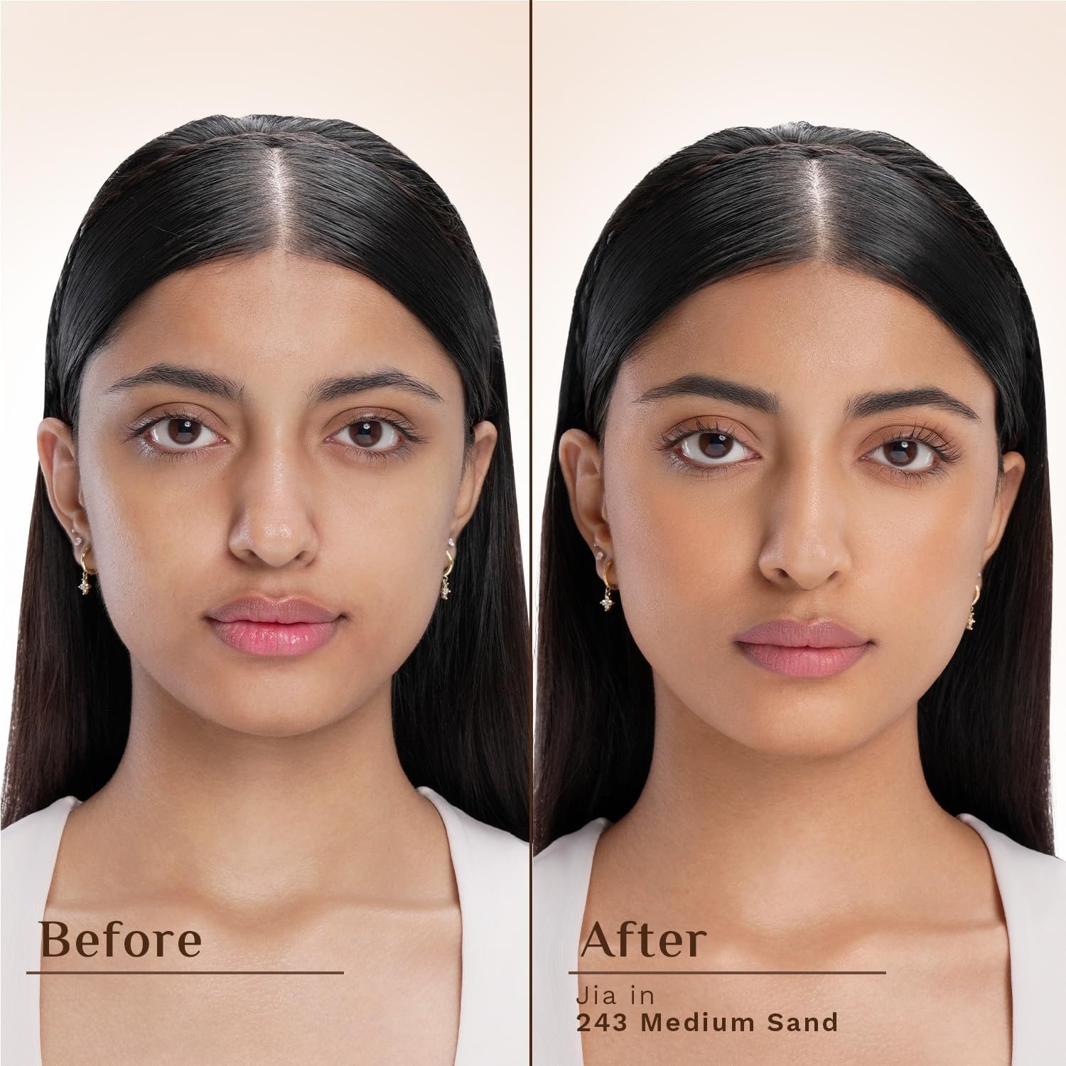 Pilgrim Dream Matte Foundation Stick Medium Sand -243 | Lightweight Full Coverage Air Brush Finish Infused with Vitamin C 10gm thumbnail