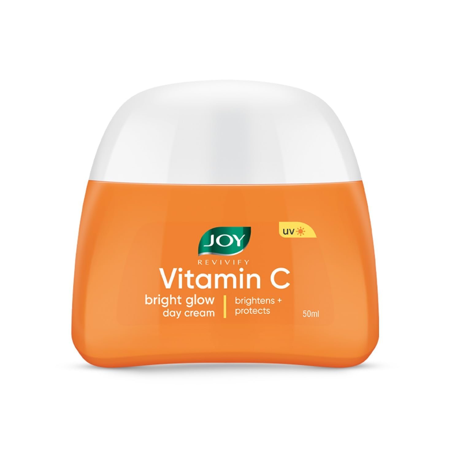 Joy Vitamin C Skin Brightening Face Cream with Kakadu Plum for Brighter Skin in 4 Days | Boosts Glow, Fades Dark Spots, Fights Ageing & Protects from Sun Damage | Oil Free Face Moisturizer -