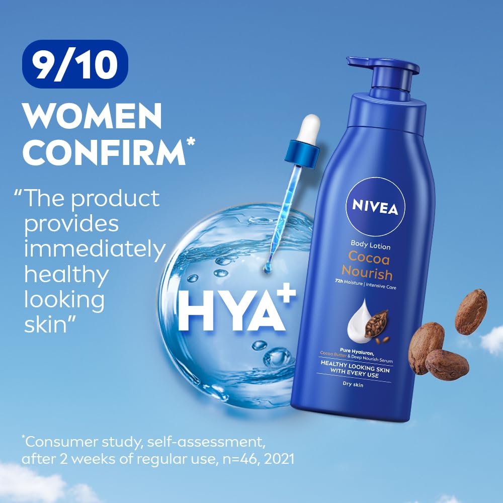 NIVEA Cocoa Nourish Body Lotion with Deep Moisture Serum 400ml thumbnail