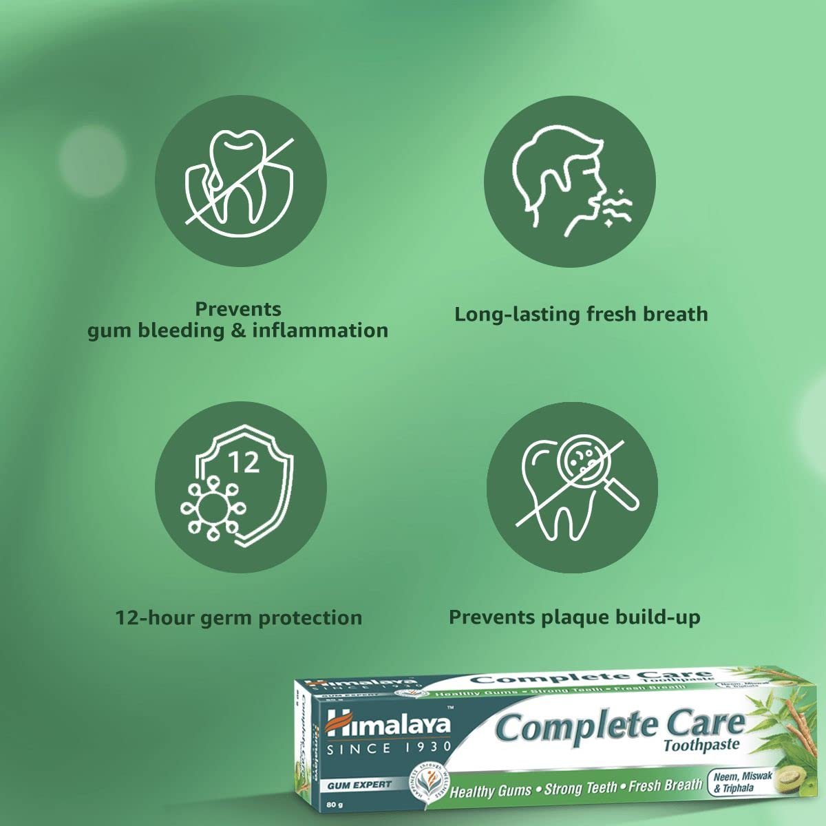 Himalaya Complete Care Plaque Removal Toothpaste - 150 g thumbnail