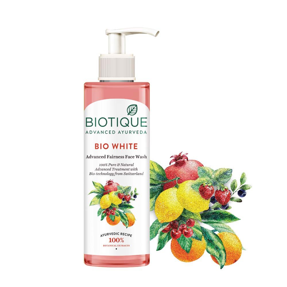 Biotique Fruit Brightening Face Wash| Ayurvedic and Organically Pure| Advanced Swiss Technology |100% Botanical Extracts| Suitable for All Skin Types | 200mL thumbnail